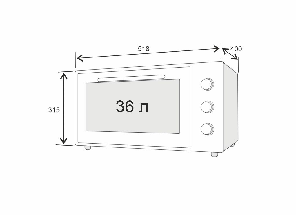 JANTAR TMT 3603 WH креслення